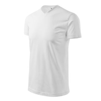 Heavy V-neck-fehér