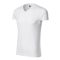 Slim Fit V-neck-fehér