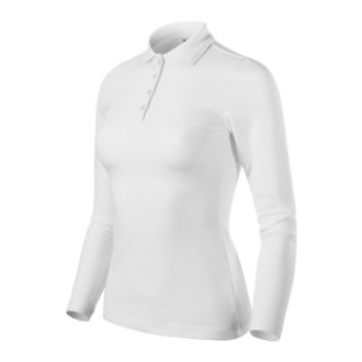 Pique Polo LS-fehér
