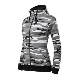 Camo Zipper-szürke terepszín
